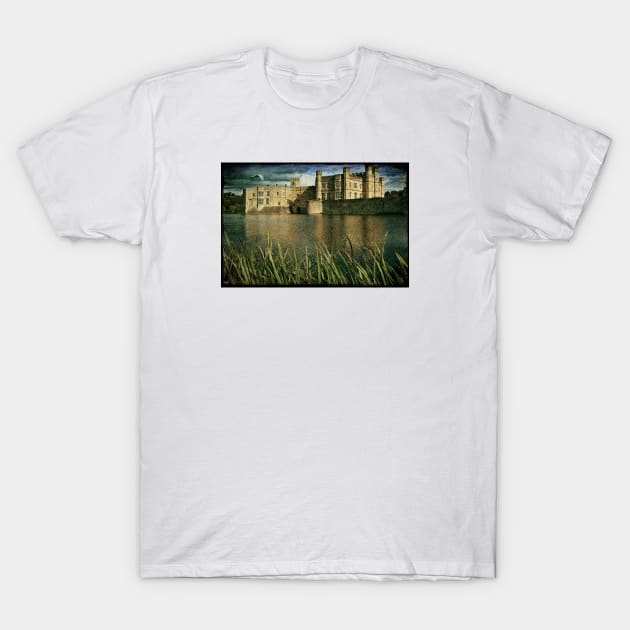 Leeds Castle Across the Moat T-Shirt by Chris Lord